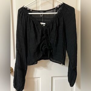 Forever 21 Elegant Black Blouse